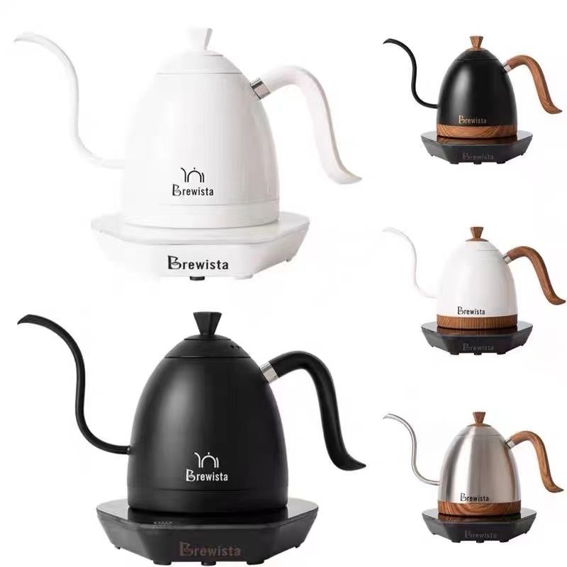 TIMEMORE Fish smart electric pour over kettle gooseneck variable  temperature-control hand brew 600ml 220V coffee pot