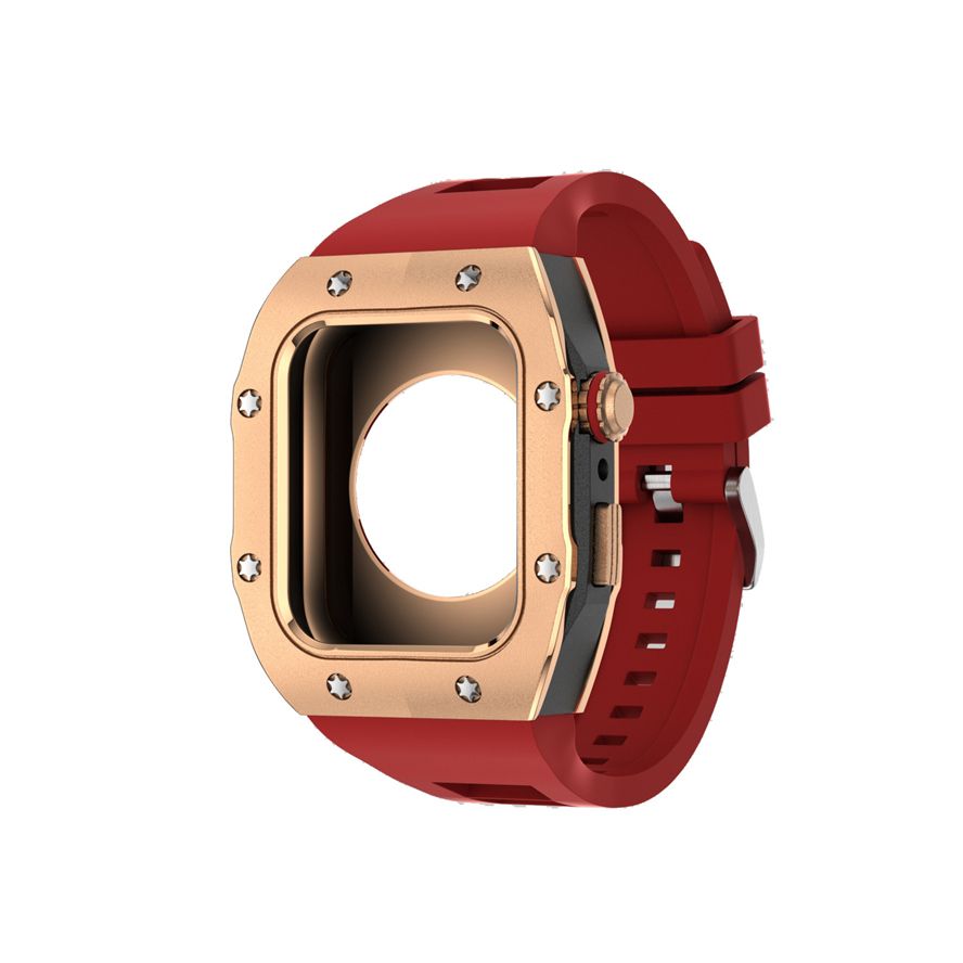 45mm #2 Rose-Gold+Red
