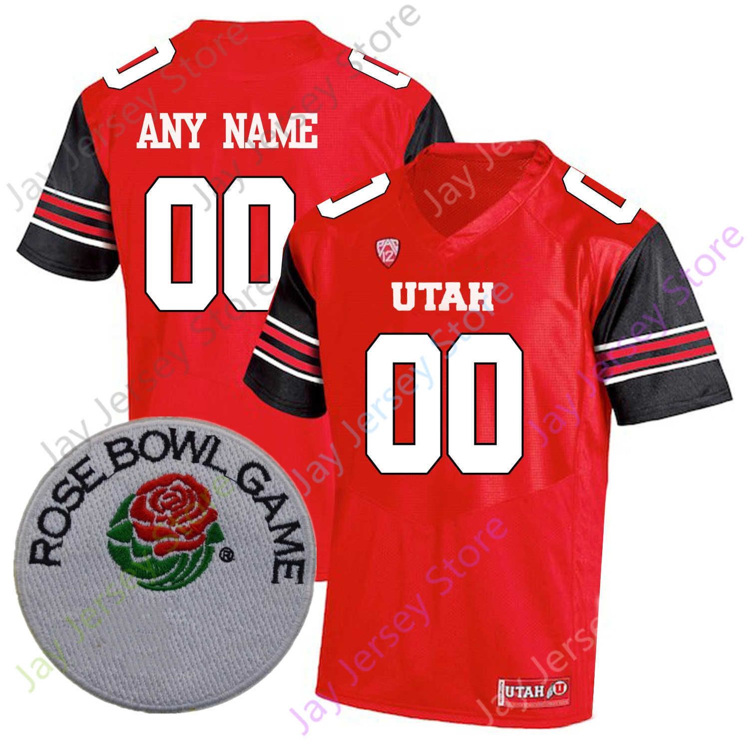 American College Football Wear 2023 Rose Bowl Utah Utes Football Jersey