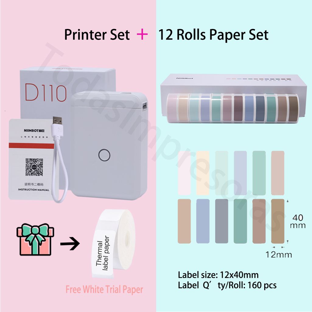 Add 12 Rolls Paper f