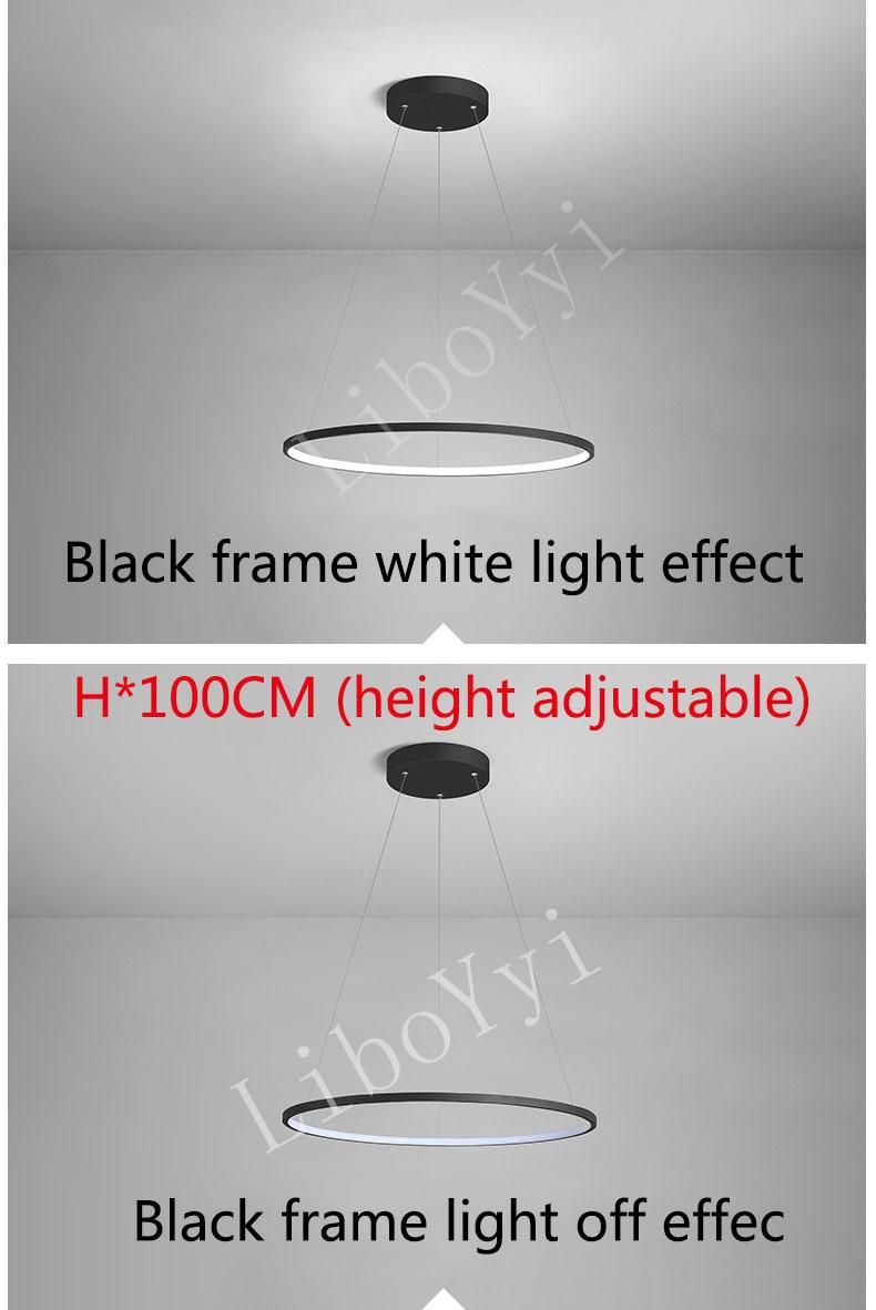 Czarna lampa średnica. 40 cm naturalne światło
