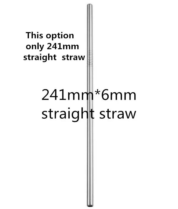 3#C Straight Straw 9.5inch