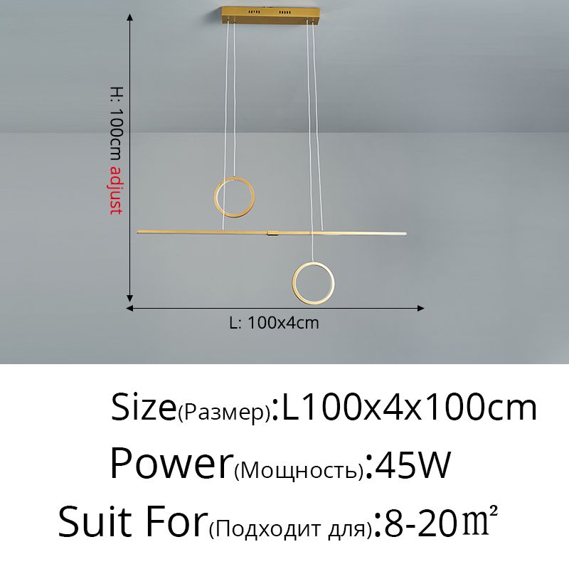 Or b 100 cm dimmable avec distance