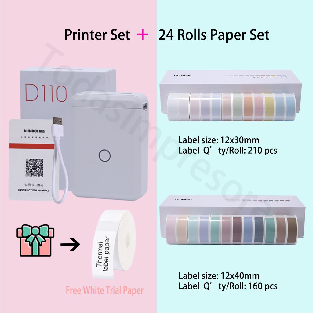 Add 24 Rolls Paper f