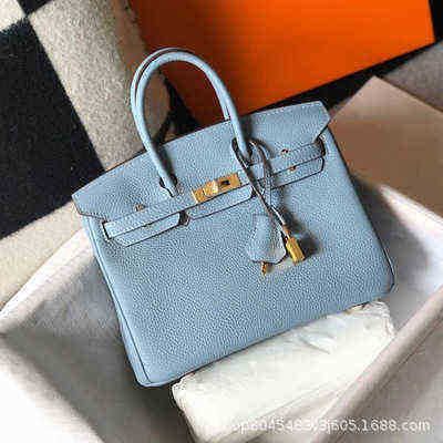 Linen blue 25cm togo leather