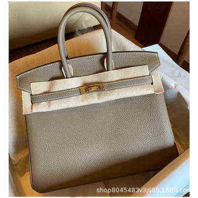 Elephant grey  35 cm togo cowhide