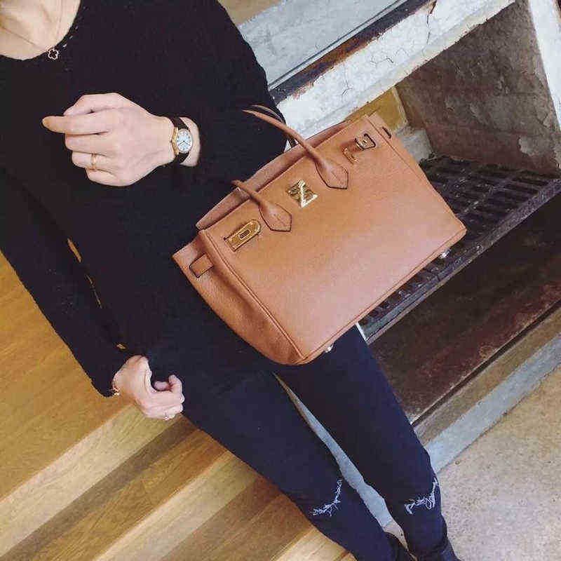 Golden brown  30cm top leather