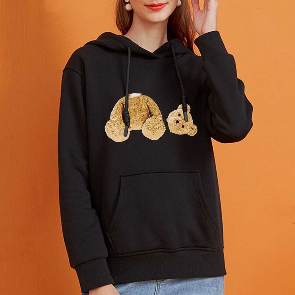 hoodie # cute bear black