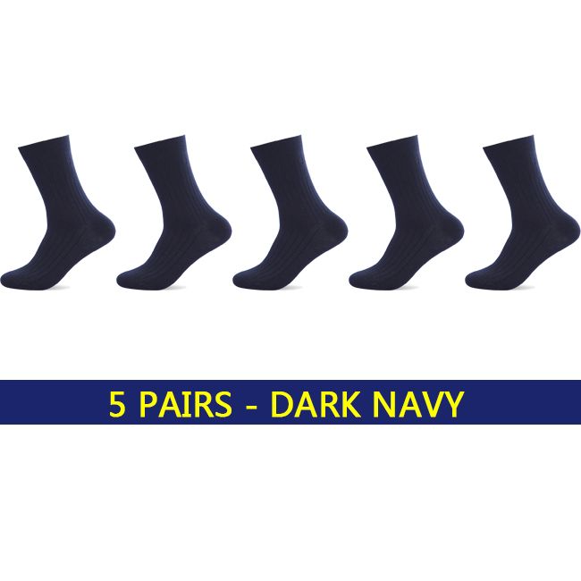 5 Paar dunkle Marine