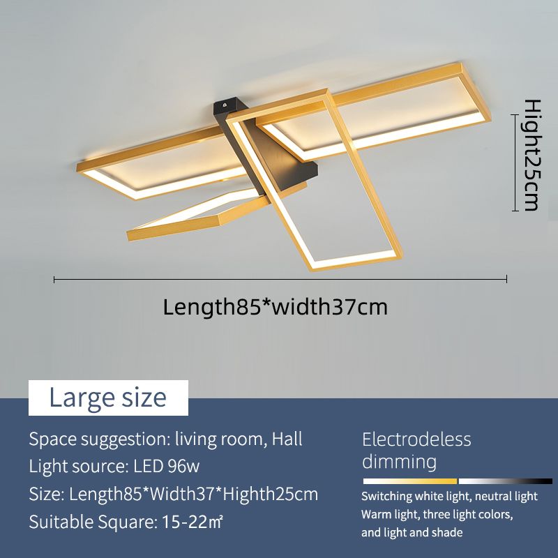 Gold 850x370mm Dimmable RC مع تطبيق