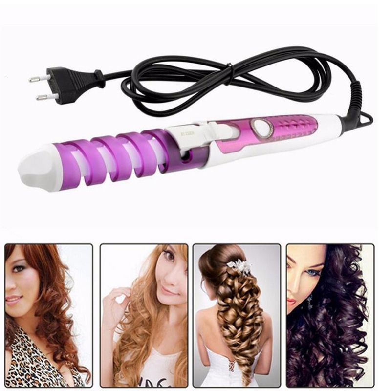 Curling Irons Magic Hair Curlers Electric Curler Ceramic Spiral Iron Wand Salon Styling Tools Fast Rollers 221116 Curling Irons Magic Hair Curlers Electric Curler Ceramic Spiral Iron Wand Salon Styling Tools Fast Rollers 221116