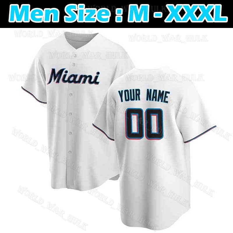 2 Jazz Chisholm Jr. Baseball Jersey 22 Sandy Alcantara Miami Miguel Rojas  16 Jose Fernandez Marlins 12 Jorge Soler 5 Jon Berti 15 Brian Anderson  Custom Sixto Sanchez Men From 15,95 €