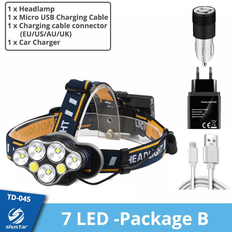 7led-package b-Without Battery