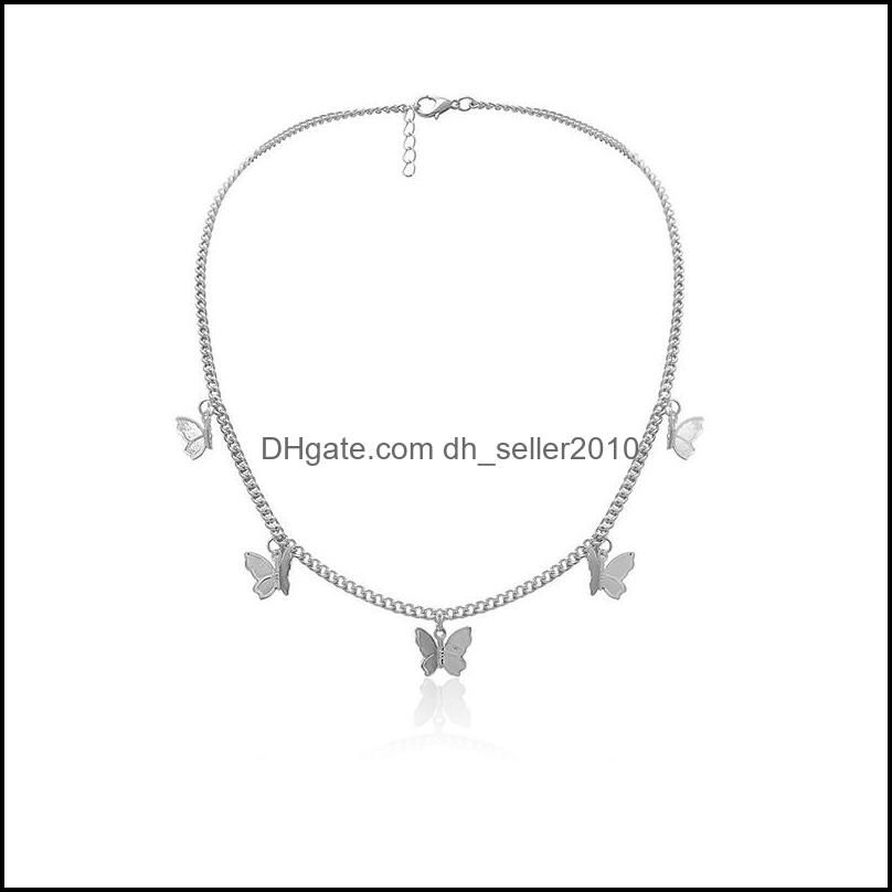 6 halsband silver