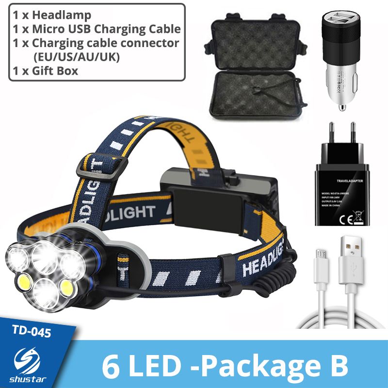 6led-package b-Without Battery