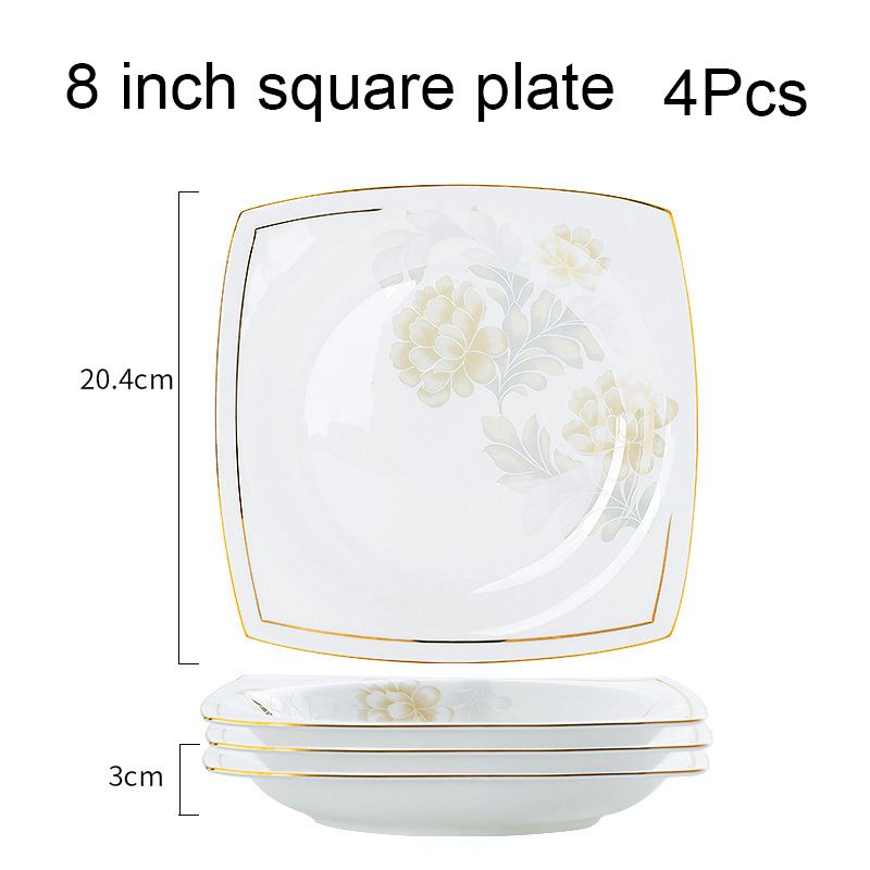 8 inch round plate