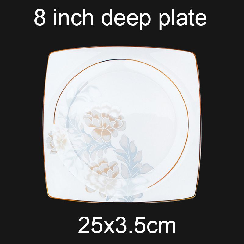 8 inch deep plate