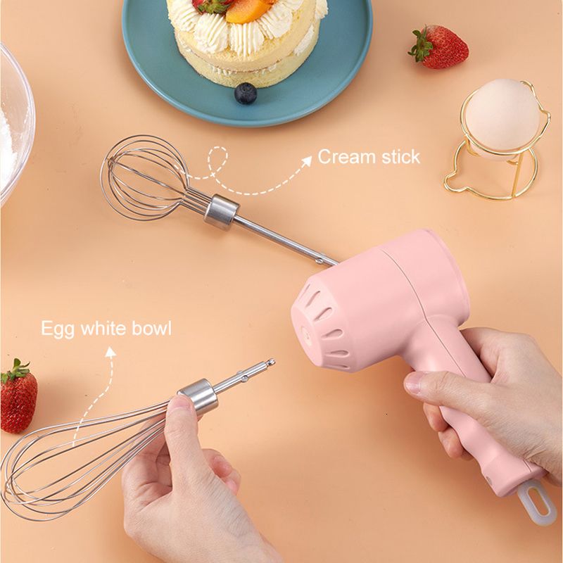 Wireless Portable Electric Food Mixer 3 Speeds Automatic Whisk