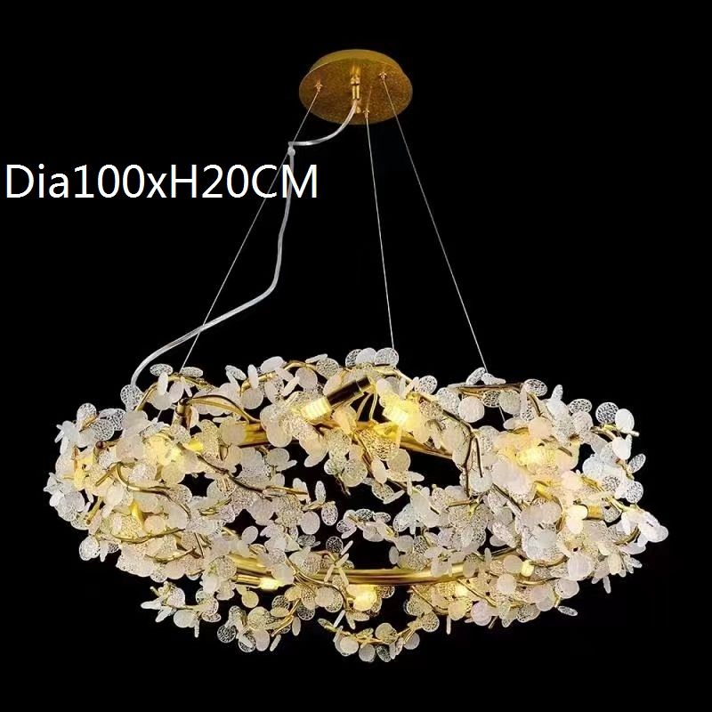 Dia100xH20CM Gold Warm White