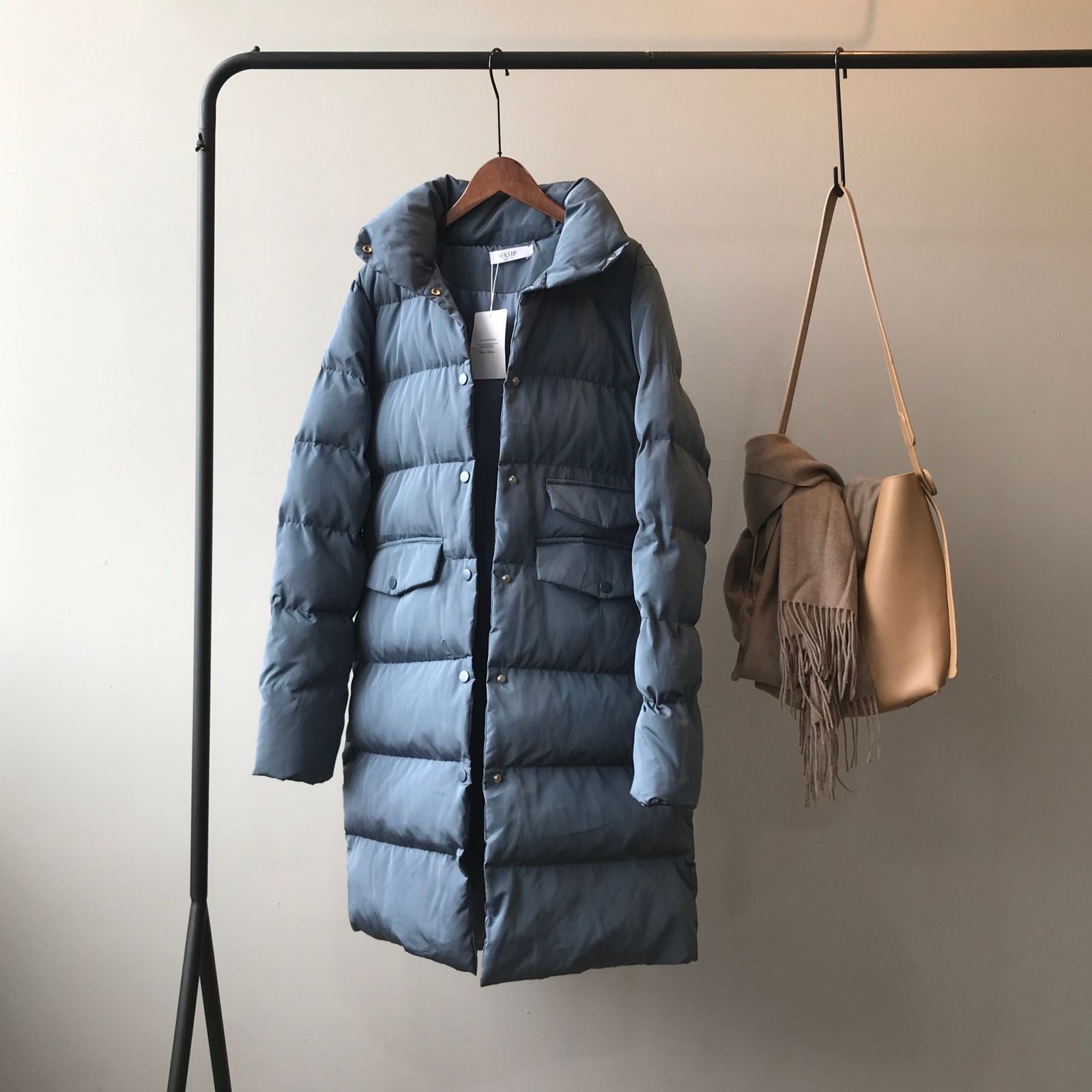 manteau bleu