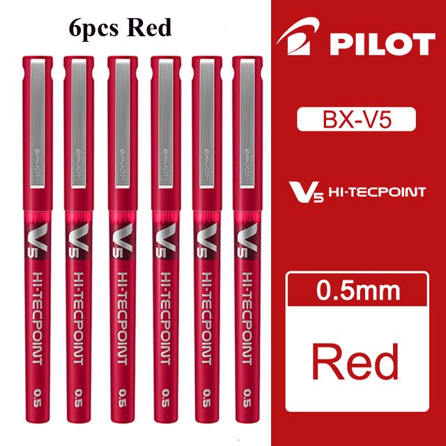 6pcs Rouge