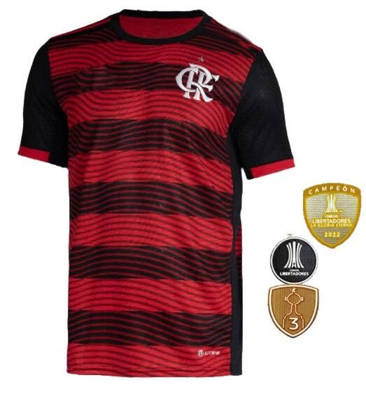 Flamengo Home + 3 Cup Patch