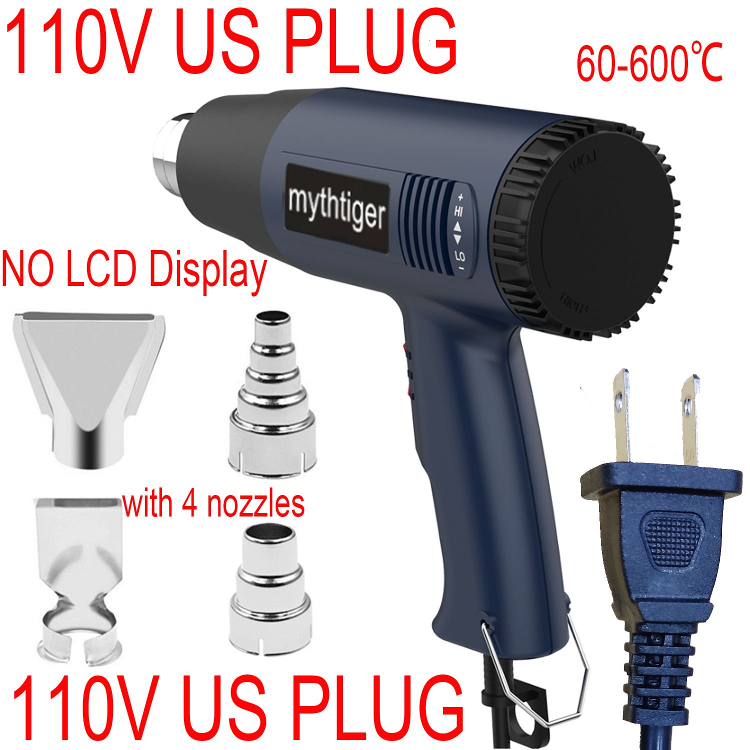 110V US Plug-2000 W.
