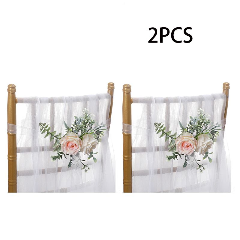 Fleur de chaise 2pcs