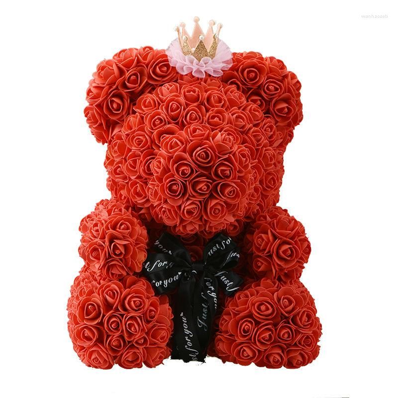 couronne rouge de 23 cm