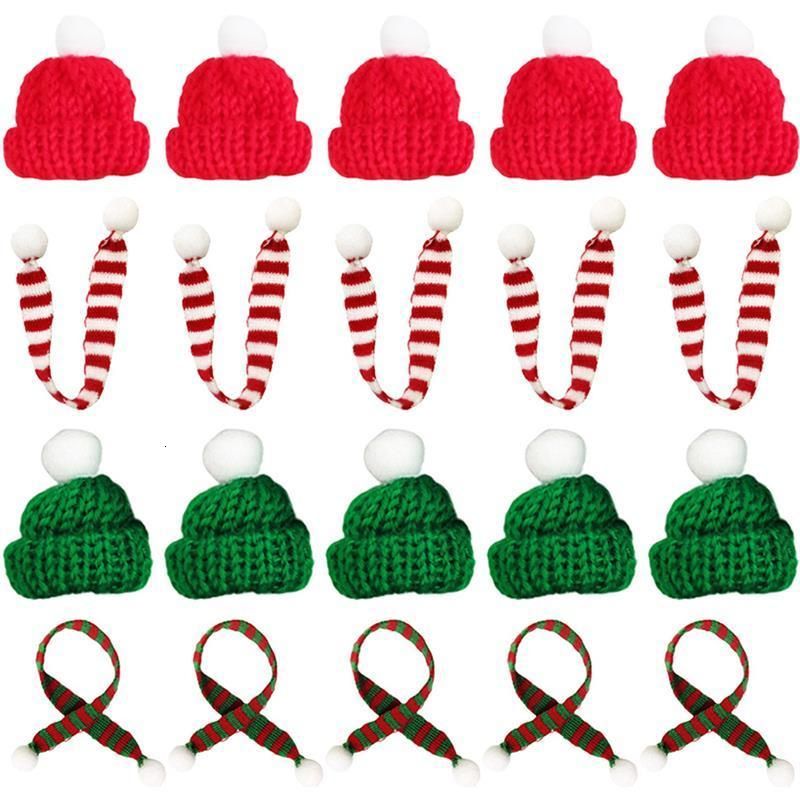 20pcs green red