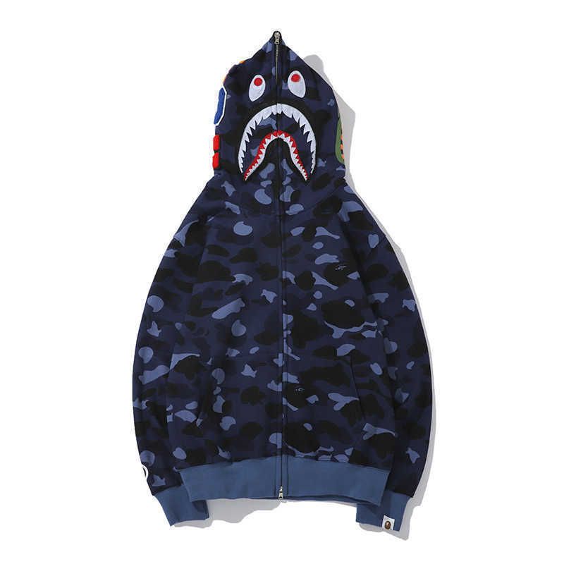 dark blue - shark head