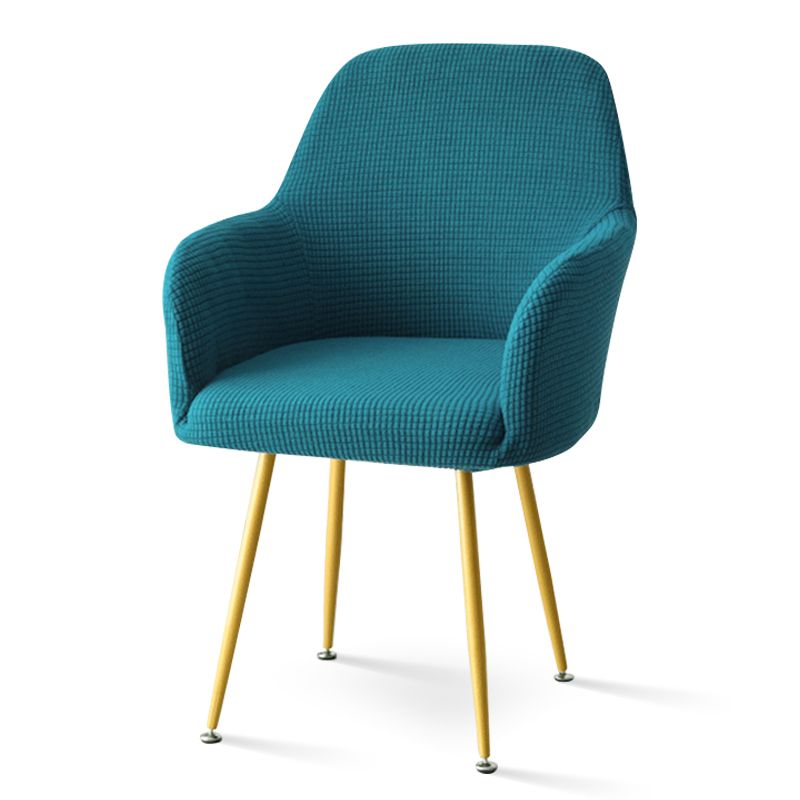 Couverture de chaise bleue