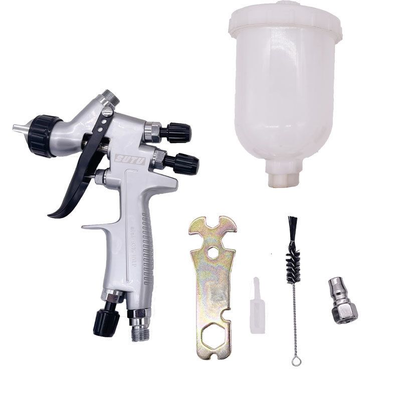 SUTU Mini Spray Gun 931G 1.2MM Nozzle 400CC Tank With Cup & Adapter  Versatile Airbrush For Painting And Coating. From Cong08, $34.95