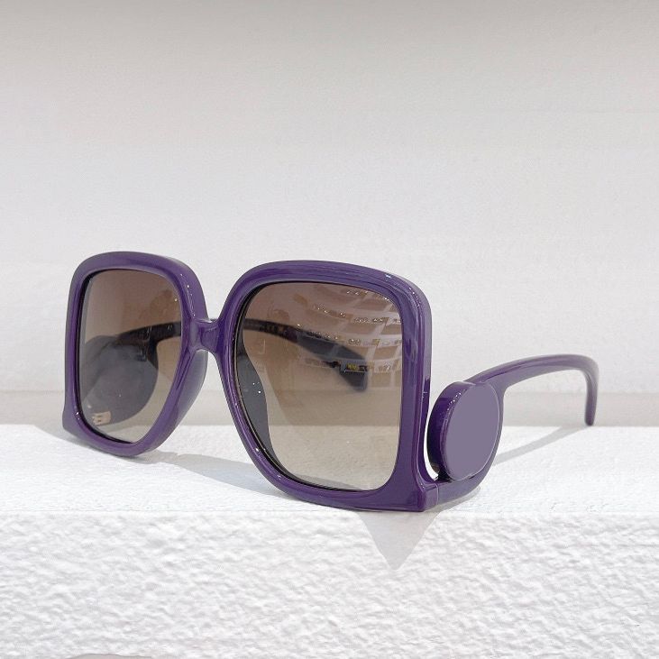 purple frame gradient tea lens