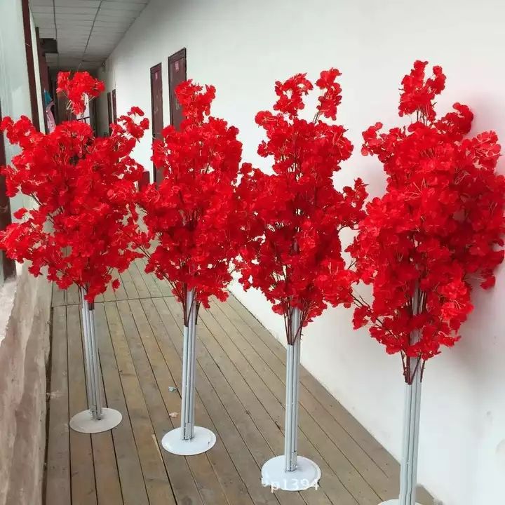 Wedding Decoration 5ft Tall Tree 10 piece/lot Slik Artificial Cherry  Blossom Tree Roman Column Road