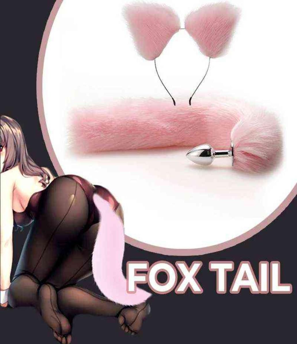 Nxy Anal Toys Porno Métal Peluche Lapin Renard De Queue Du 19,65 € DHgate photo