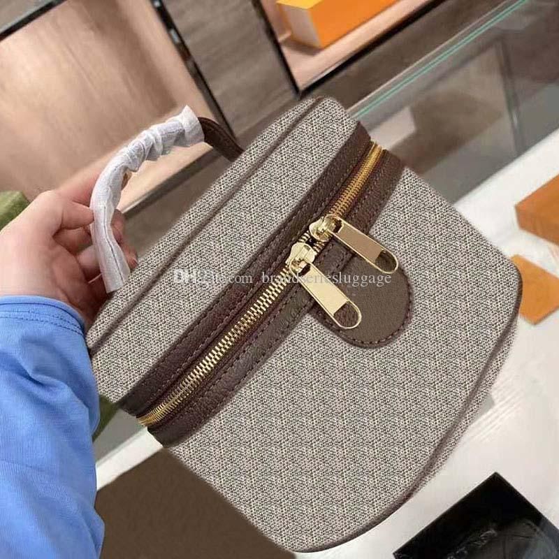 Fashion Designer Handbags Women Makeup Bags Alphabet Pattern Large Capacity  High Quality PU Leather Beauty Bag Luxurys Designers Cosmetics Bag With Box  Dust Bag From Dudu008, $47.31