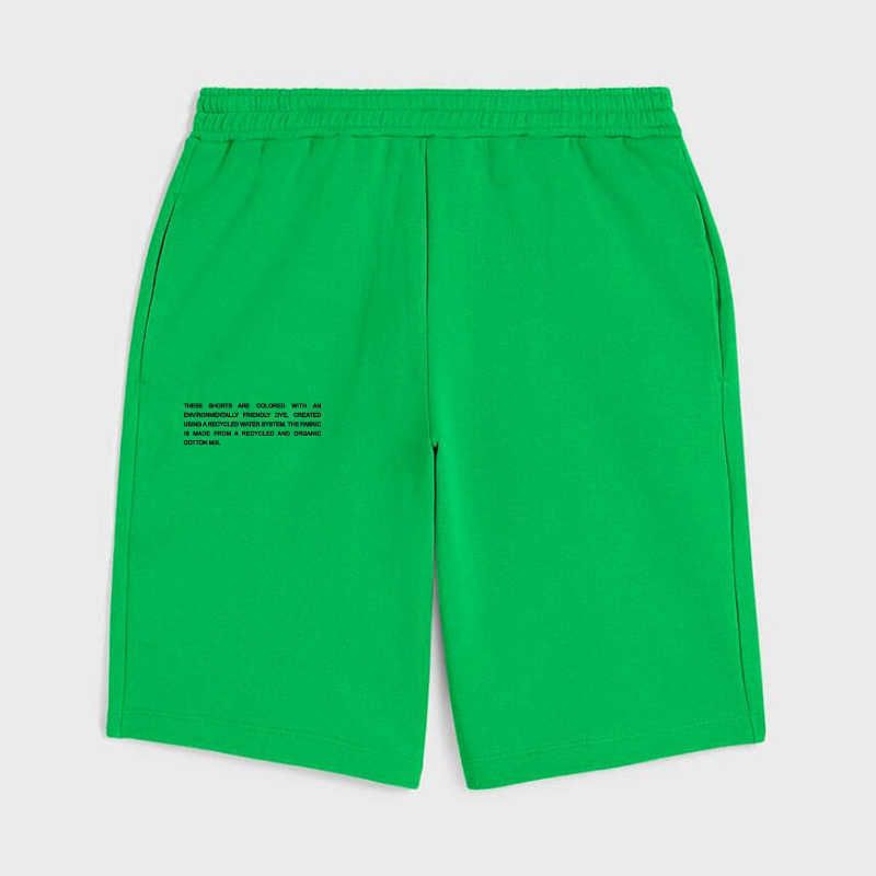 shorts longos verdes