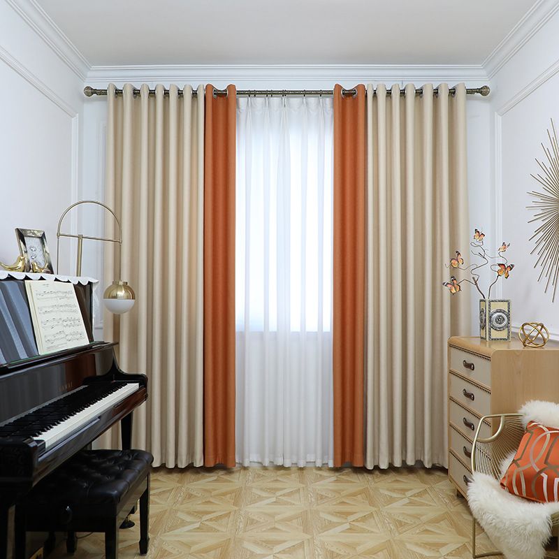 Curtain-Orange beige