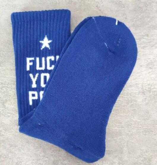 Blaue Socken