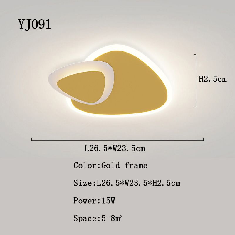 YJ091-Gold Frame China branca fria não