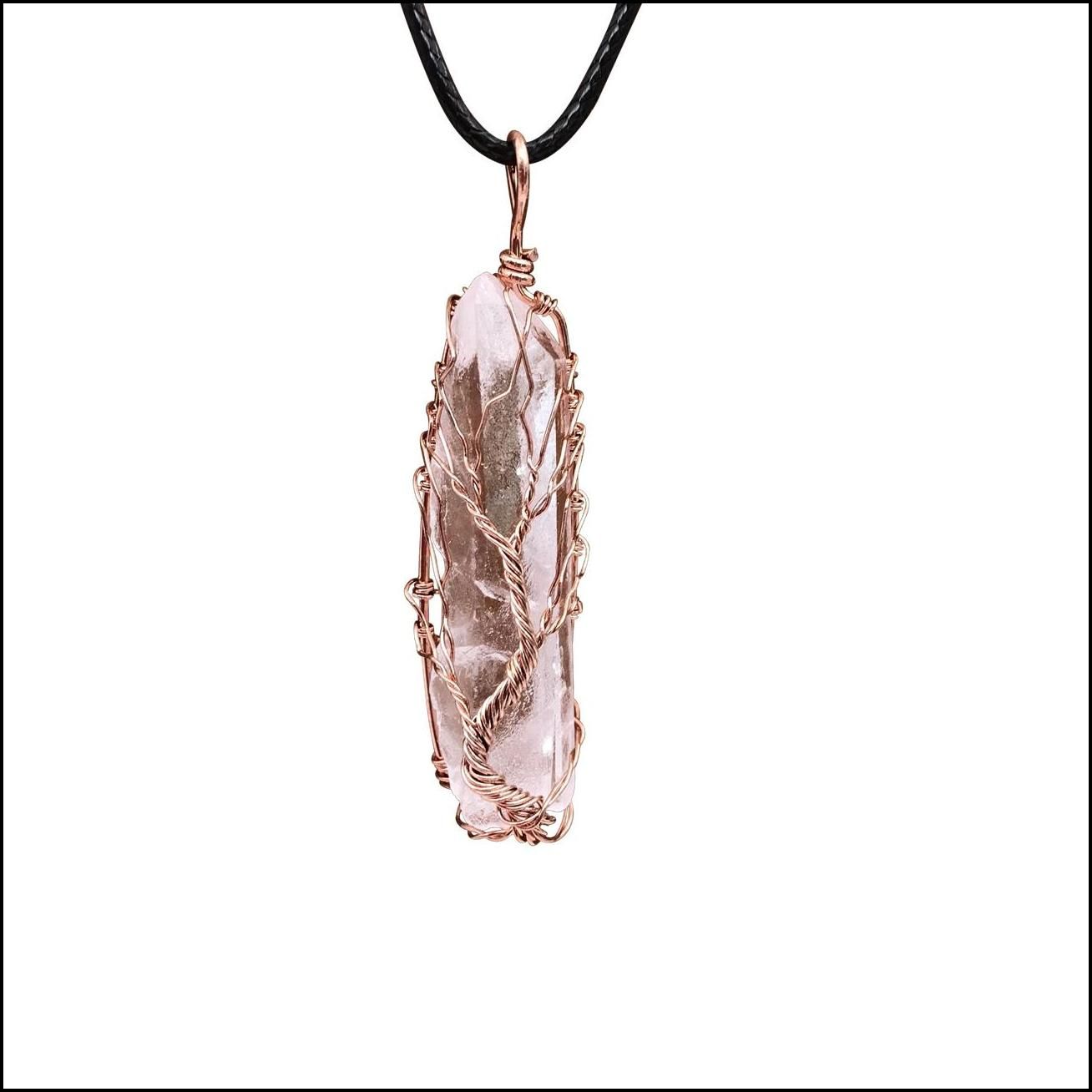 Rose Gold Clear Crystal