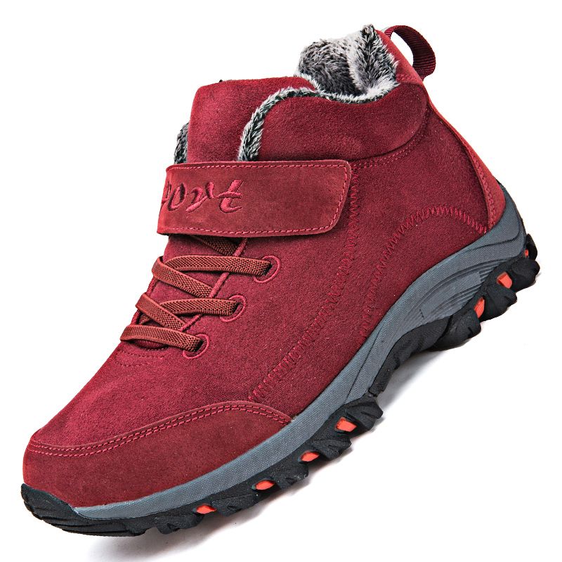 maroon women boots