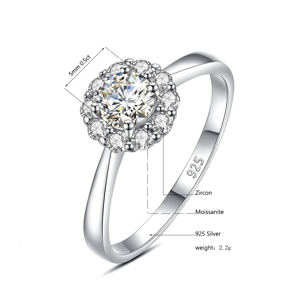 Moissanite Zirconia