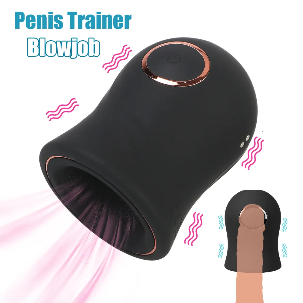 Masturbators Penis Pomp Zuigen Vibrator Voor Mannen Masturbator Mannelijke Glans Sporten Van 15,02 € DHgate afbeelding