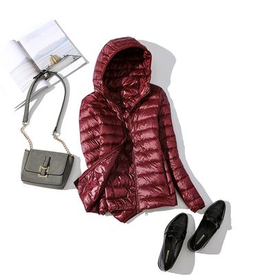 red wine hooded