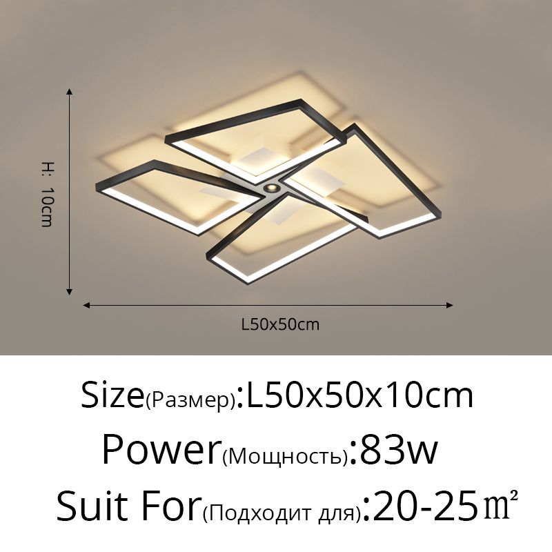 L50x50 cm varm vit ingen fjärrkontroll