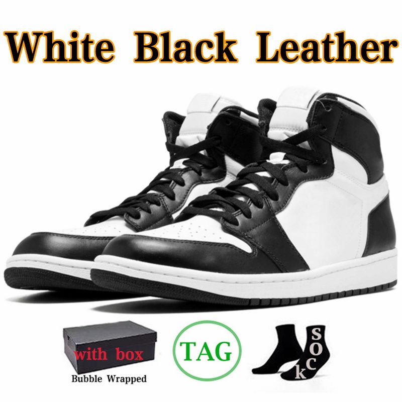vit svart läder