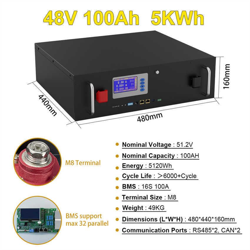 48 V 5KWH 32PARALLEL