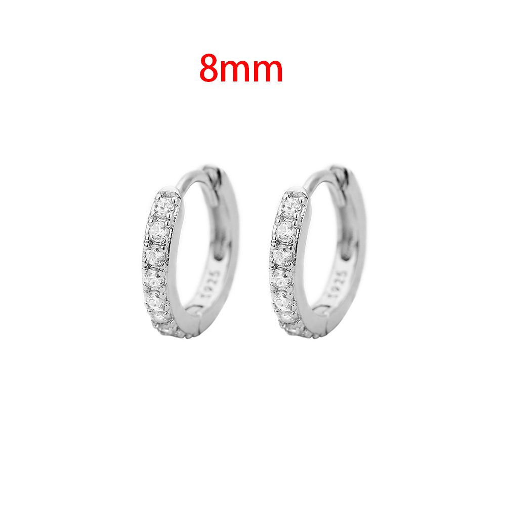 8mm Argent-Blanc